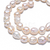 Natural Baroque Pearl Keshi Pearl Beads Strands PEAR-S012-68-4