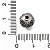 Engraved 304 Stainless Steel Beads STAS-H263-17AS-08-3