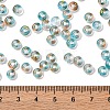 3/0 Baking Paint Transparent Colours Glass Round Beads SEED-L011-13A-02-4