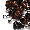 Natural Mahogany Obsidian Pendants G-B127-03P-08-1