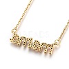 304 Stainless Steel Pendant Necklaces NJEW-O108-03G-2