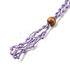 Braided Wax Rope Cord Macrame Pouch Necklace Making NJEW-J007-04-2