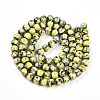 Baking Paint Glass Beads Strands DGLA-N003-10mm-A04-2