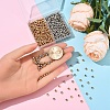 800Pcs 2 Colors CCB Plastic Round Beads FIND-YW0007-20-3