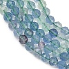 Natural Fluorite Beads Strands G-L662-A02-4mm-3