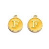 Golden Plated Alloy Enamel Charms ENAM-Q437-13F-1