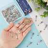 60Pcs Tibetan Style Alloy Pendants TIBE-SC0004-55-RS-3