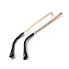 2Pcs Alloy Eyeglasses Arm FIND-WH0128-29G-1