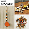 240Pcs 6 Colors Natural Wooden Beads WOOD-TA0002-74D-10