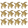 12Pcs Turtle Alloy Lapel Pinks for Backpack Clothes JEWB-CA0001-88AG-1