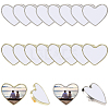 10 Sets Sublimation Blank Brooch Pins FIND-SP0004-08C-6