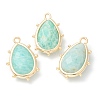 Natural Amazonite Pendants X-G-B009-02G-D-1