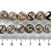 Natural Tibetan Wave Pattern dZi Agate Beads Strands G-B084-A01-01-5
