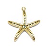 Alloy Micro Pave Cubic Zirconia Pendants X-PALLOY-F249-15A-G-2