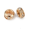 Brass Rhinestone Beads KK-U071-02C-01KCG-2