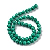 Synthetical Turquoise Gemstone Round Bead Strands TURQ-R035-8mm-02-3