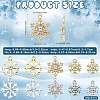 20Pcs 10 Styles Alloy Pave Clear Cubic Zirconia Pendants FIND-FS0005-18-3