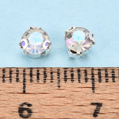 Sew on Rhinestone Montee Beads KK-T071-01F-01-1