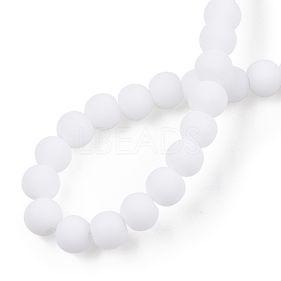Opaque Glass Beads Strands GLAA-T032-P4mm-MD02-1