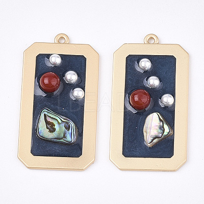 Epoxy Resin Pendants LS-RESI-S365-67B-1