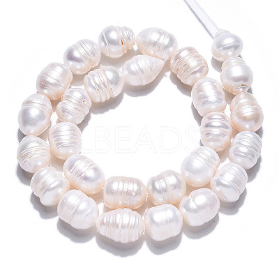 Natural Cultured Freshwater Pearl Beads Strands PEAR-N012-10C-1