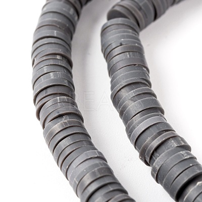Handmade Polymer Clay Beads Strands CLAY-R089-6mm-Q062-1