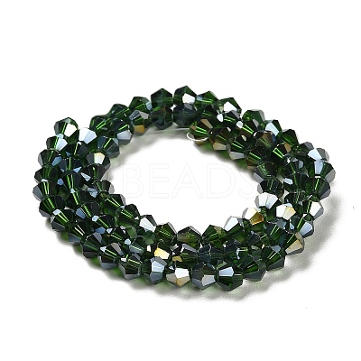 Transparent Electroplate Glass Beads Strands LS-EGLA-A039-T2mm-B25-1