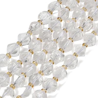 Natural Quartz Crystal Beads Strands G-K387-A16-02-1