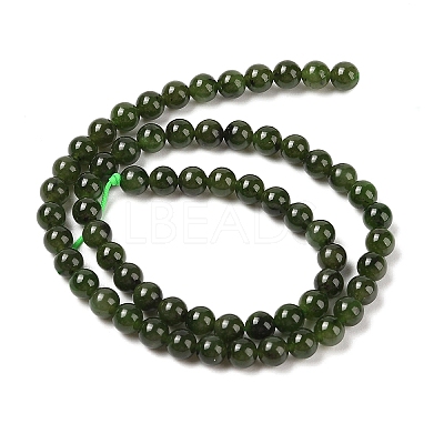 Natural Canada Jade Beads Strands G-NH0001-G01-03-1