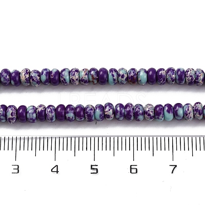 Synthetic Imperial Jasper Dyed Beads Strands G-K343-C39-05-1