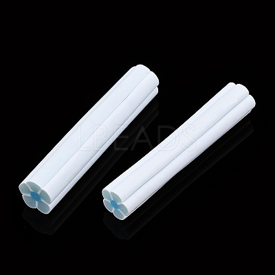 Luminous Handmade Five Petal Flower Polymer Clay Canes CLAY-T016-85-1