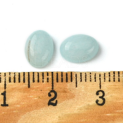 Natural White Jade Cabochons G-A094-01B-30-1