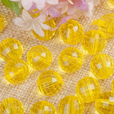 Transparent Acrylic Beads TACR-NH0001-G-11-1