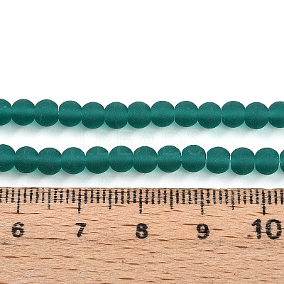 Transparent Glass Beads Strands GLAA-T032-T4mm-MD21-1