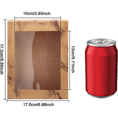 Marble Texture Pattern Paper Gift Boxes CON-BC0006-24A-1