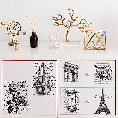 3 Sheets 3 Styles PVC Waterproof Decorative Stickers DIY-WH0404-071-1