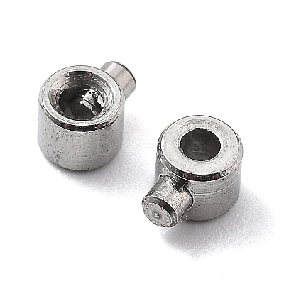 304 Stainless Steel Crimp Beads X-STAS-L216-51P-1