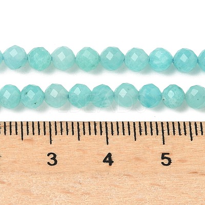 Natural Amazonite Beads Strands G-E411-43-4mm-01-1