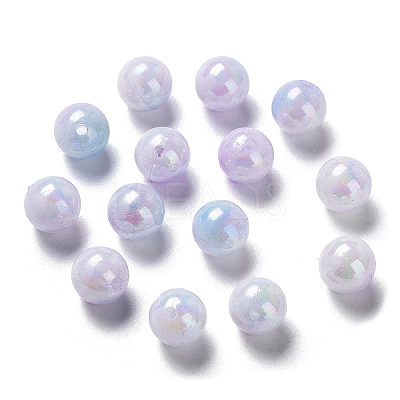 Two Tone Opaque Acrylic Beads LS-SACR-P024-01B-W10-1