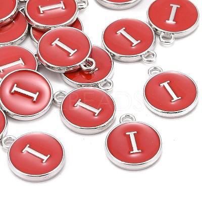 Platinum Plated Alloy Enamel Charms LS-ENAM-S118-03I-P-1