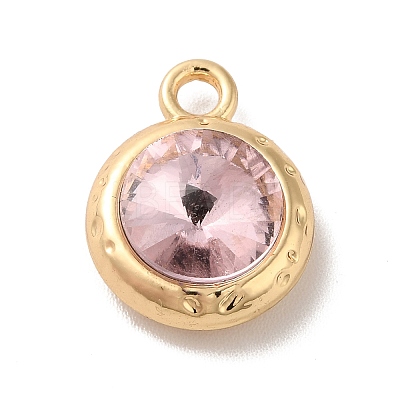 Glass Pendants PALLOY-O106-21G-03-1