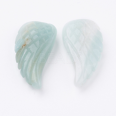 Natural Flower Amazonite Pendants G-E435-B-22-1