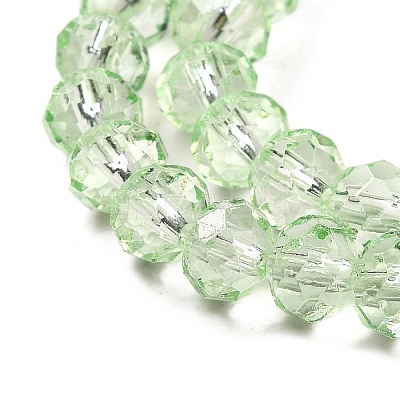 Transparent Baking Paint Glass Beads Strands DGLA-A034-T6mm-D10-1