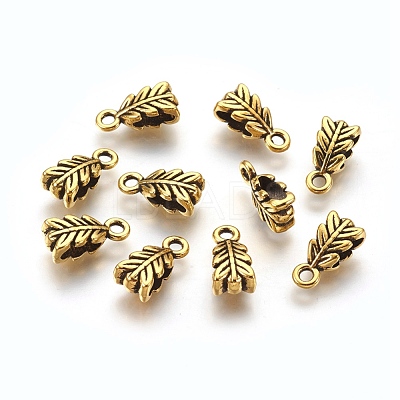 Tibetan Style Alloy Pendant Bails X-GLF11056Y-NF-1