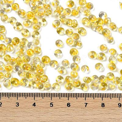 6/0 Spray Paint Fringe Glass Seed Beads SEED-H003-11A-1