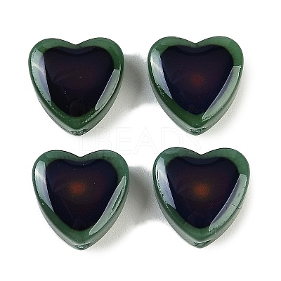 Two Tone Glass Mood Beads GLAA-Z007-10E-1