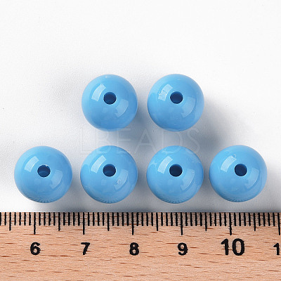 Opaque Acrylic Beads X-MACR-S370-C12mm-8-1