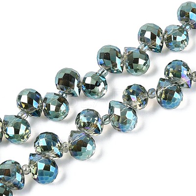 Transparent Glass Beads Strands GLAA-T006-14A-1