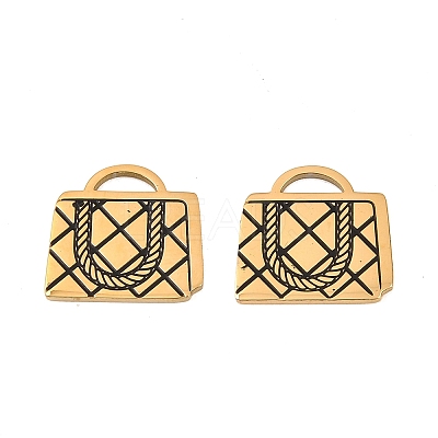 304 Stainless Steel Enamel Pendants STAS-A136-01G-03-1