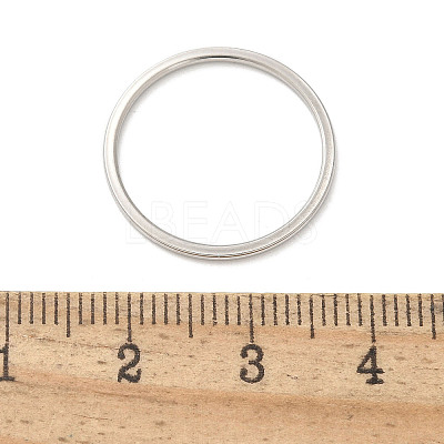 304 Stainless Steel Plain Band Rings STAS-I160-F03-P-1